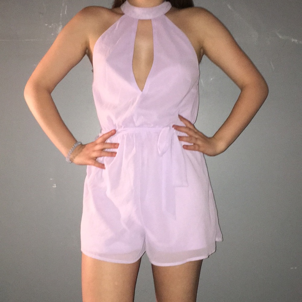 Lavender colored romper
